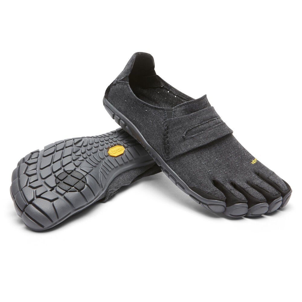 Vibram Fivefingers CVT-Hemp Mens Casual Shoes Black Australia (EOT593068)